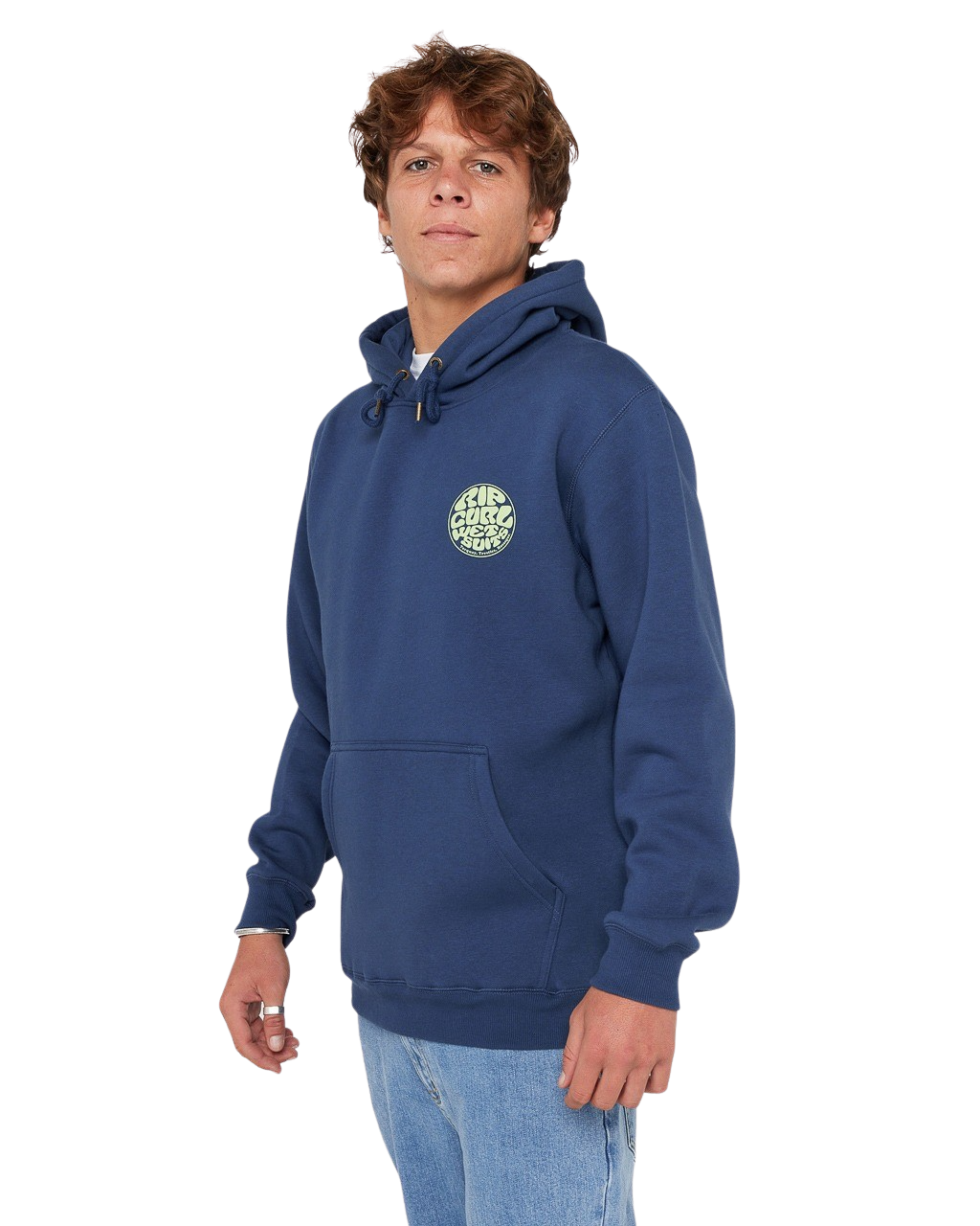 Wetsuit Icon Hoodie in Light Navy