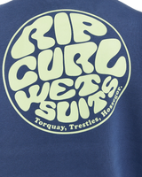 Wetsuit Icon Hoodie in Light Navy