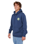 Wetsuit Icon Hoodie in Light Navy