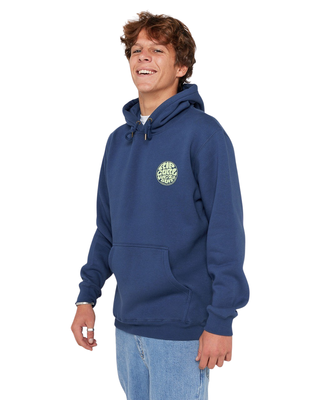 Wetsuit Icon Hoodie in Light Navy