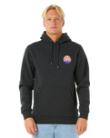 The Rip Curl Mens Wetsuit Icon Hoodie in Black Marle