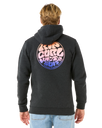 The Rip Curl Mens Wetsuit Icon Hoodie in Black Marle