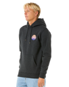 The Rip Curl Mens Wetsuit Icon Hoodie in Black Marle