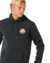 The Rip Curl Mens Wetsuit Icon Hoodie in Black Marle