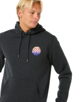 The Rip Curl Mens Wetsuit Icon Hoodie in Black Marle