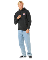The Rip Curl Mens Wetsuit Icon Hoodie in Black Marle