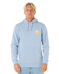 The Rip Curl Mens Wetsuit Icon Hoodie in Ice Blue