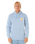 The Rip Curl Mens Wetsuit Icon Hoodie in Ice Blue