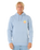 The Rip Curl Mens Wetsuit Icon Hoodie in Ice Blue