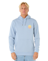 The Rip Curl Mens Wetsuit Icon Hoodie in Ice Blue