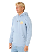 The Rip Curl Mens Wetsuit Icon Hoodie in Ice Blue