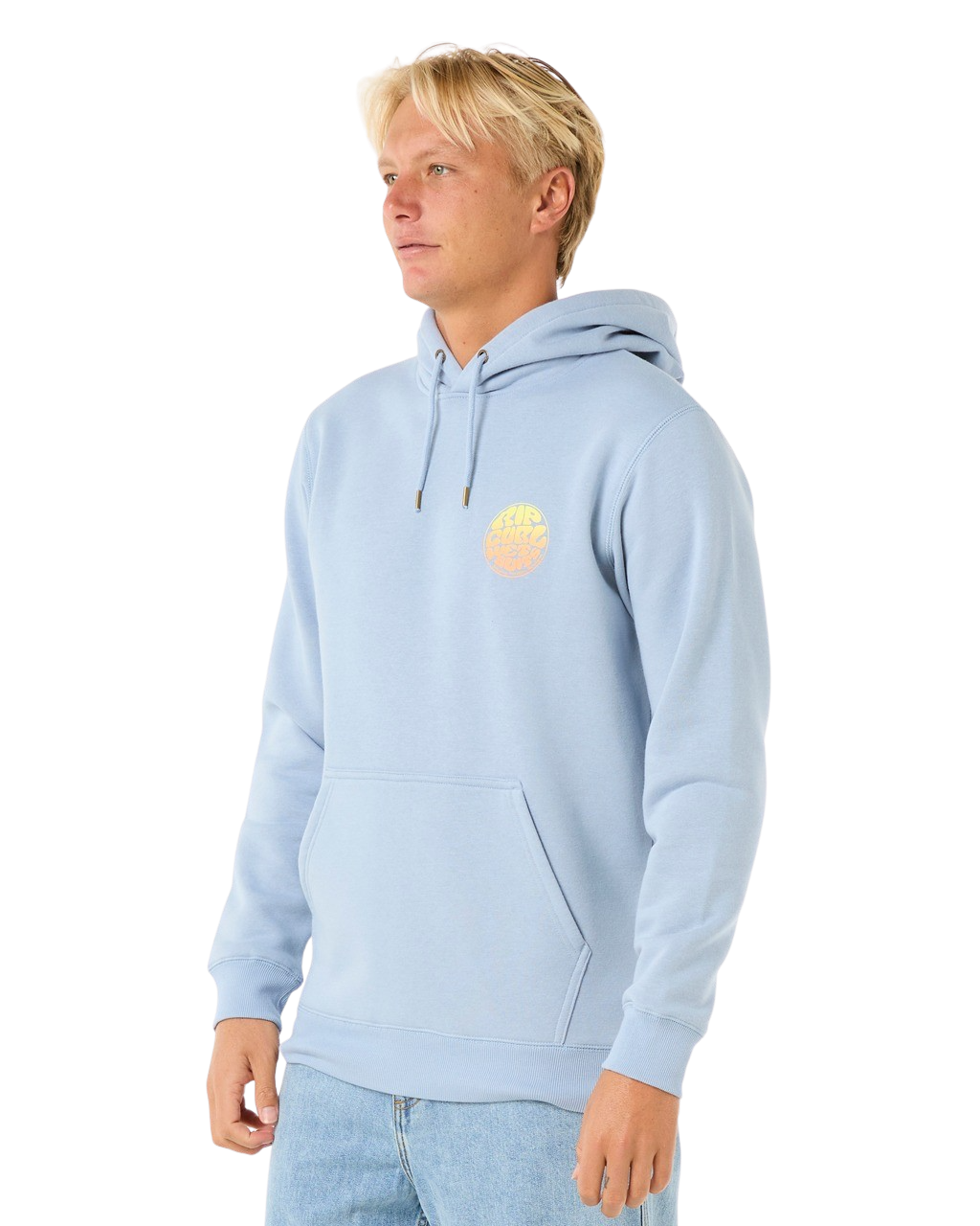 The Rip Curl Mens Wetsuit Icon Hoodie in Ice Blue