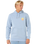 The Rip Curl Mens Wetsuit Icon Hoodie in Ice Blue