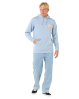 The Rip Curl Mens Wetsuit Icon Hoodie in Ice Blue