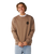 The Rip Curl Mens Wetsuit Icon Sweatshirt in Walnut