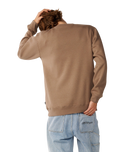 The Rip Curl Mens Wetsuit Icon Sweatshirt in Walnut