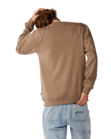The Rip Curl Mens Wetsuit Icon Sweatshirt in Walnut
