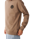 The Rip Curl Mens Wetsuit Icon Sweatshirt in Walnut