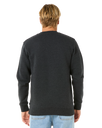 The Rip Curl Mens Wetsuit Icon Sweatshirt in Black Marle