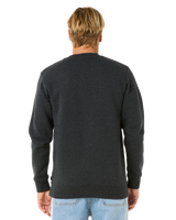 The Rip Curl Mens Wetsuit Icon Sweatshirt in Black Marle