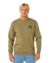Wetsuit Icon Sweatshirt in Surplus Green