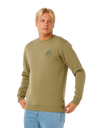 Wetsuit Icon Sweatshirt in Surplus Green
