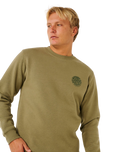 Wetsuit Icon Sweatshirt in Surplus Green