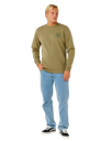 Wetsuit Icon Sweatshirt in Surplus Green