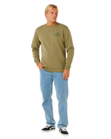 Wetsuit Icon Sweatshirt in Surplus Green