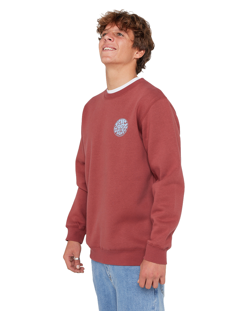 The Rip Curl Mens Wetsuit Icon Sweatshirt in Applebutter