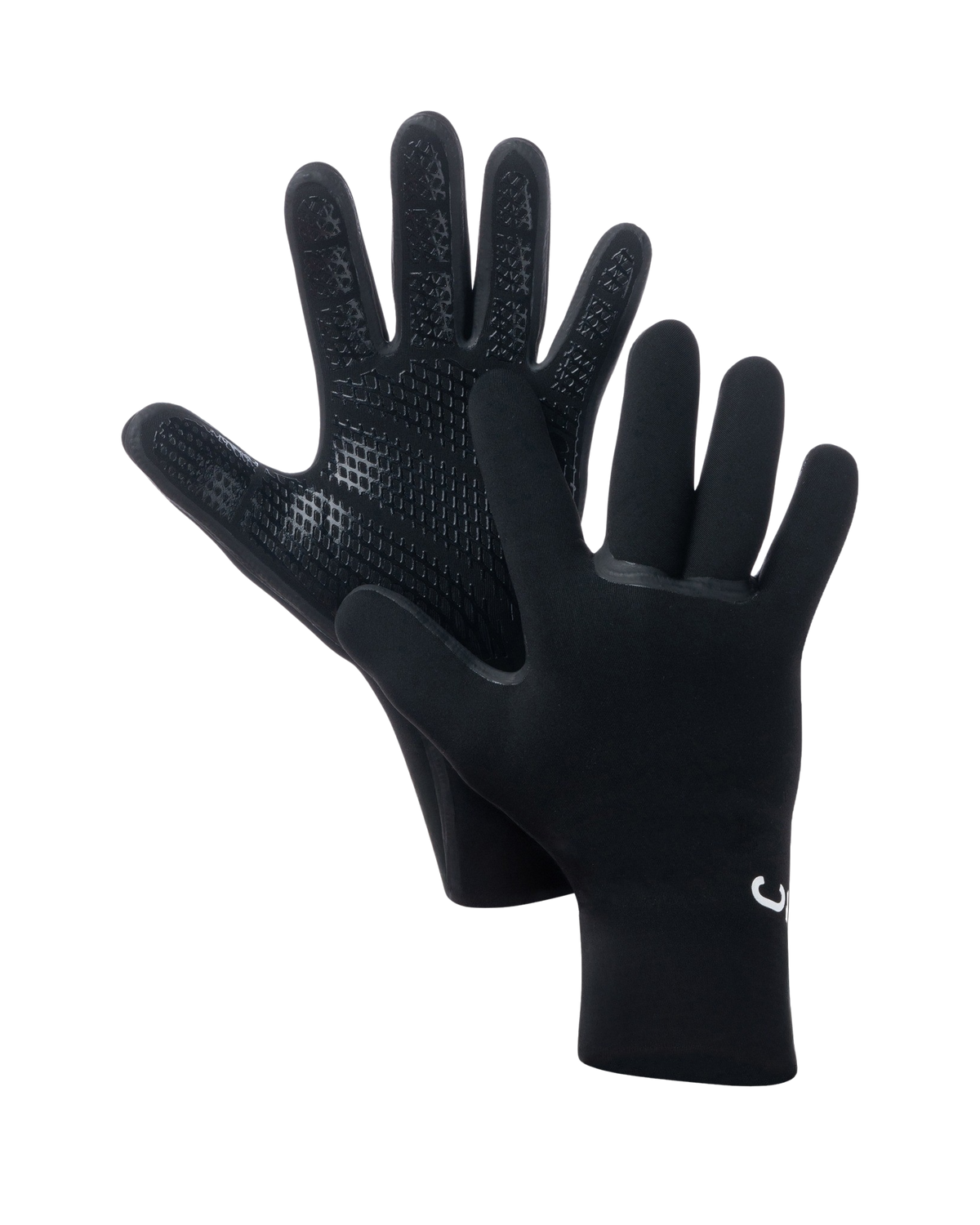 The C-Skins Wired 3mm Wetsuit Gloves in Black