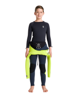 Boys HDi Thermal Skins Long Sleeved Rash Vest in Black