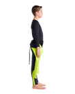 Boys HDi Thermal Skins Long Sleeved Rash Vest in Black