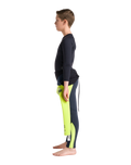 Boys HDi Thermal Skins Long Sleeved Rash Vest in Black