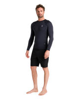 Thermal HDi Skins Long Sleeve Rash Vest in Black