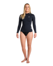Womens Thermal HDi Skins Long Sleeve Rash Vest in Black
