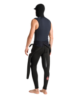 HDi Skins Hooded Rash Vest in Black