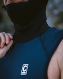 HDi Skins Hooded Rash Vest in Black