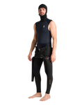 The C-Skins Mens HDi Skins Hooded Rash Vest in Black