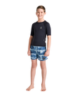 Boys HDi Thermal Skins Short Sleeved Rash Vest in Black
