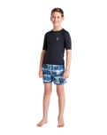 Boys HDi Thermal Skins Short Sleeved Rash Vest in Black