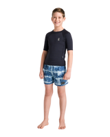 Boys HDi Thermal Skins Short Sleeved Rash Vest in Black