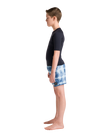 Boys HDi Thermal Skins Short Sleeved Rash Vest in Black