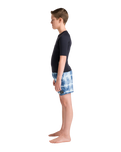 Boys HDi Thermal Skins Short Sleeved Rash Vest in Black