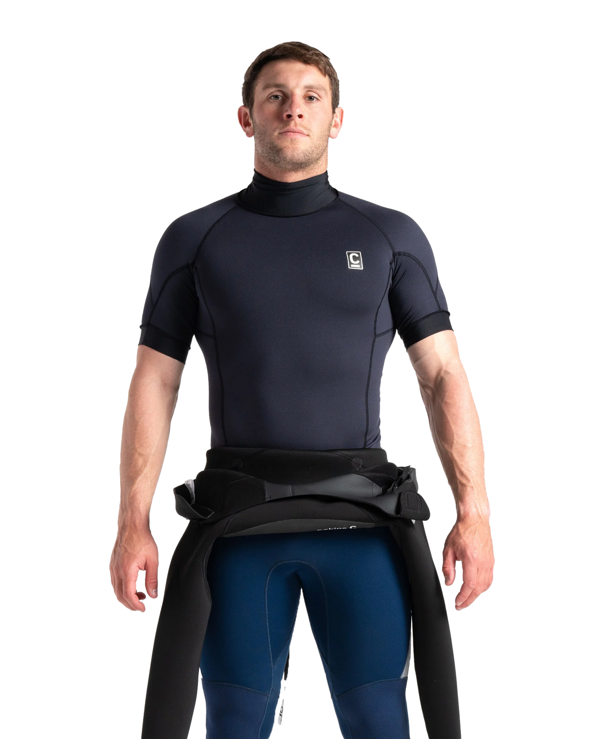 The C-Skins Thermal HDi Skins Rash Vest in Black