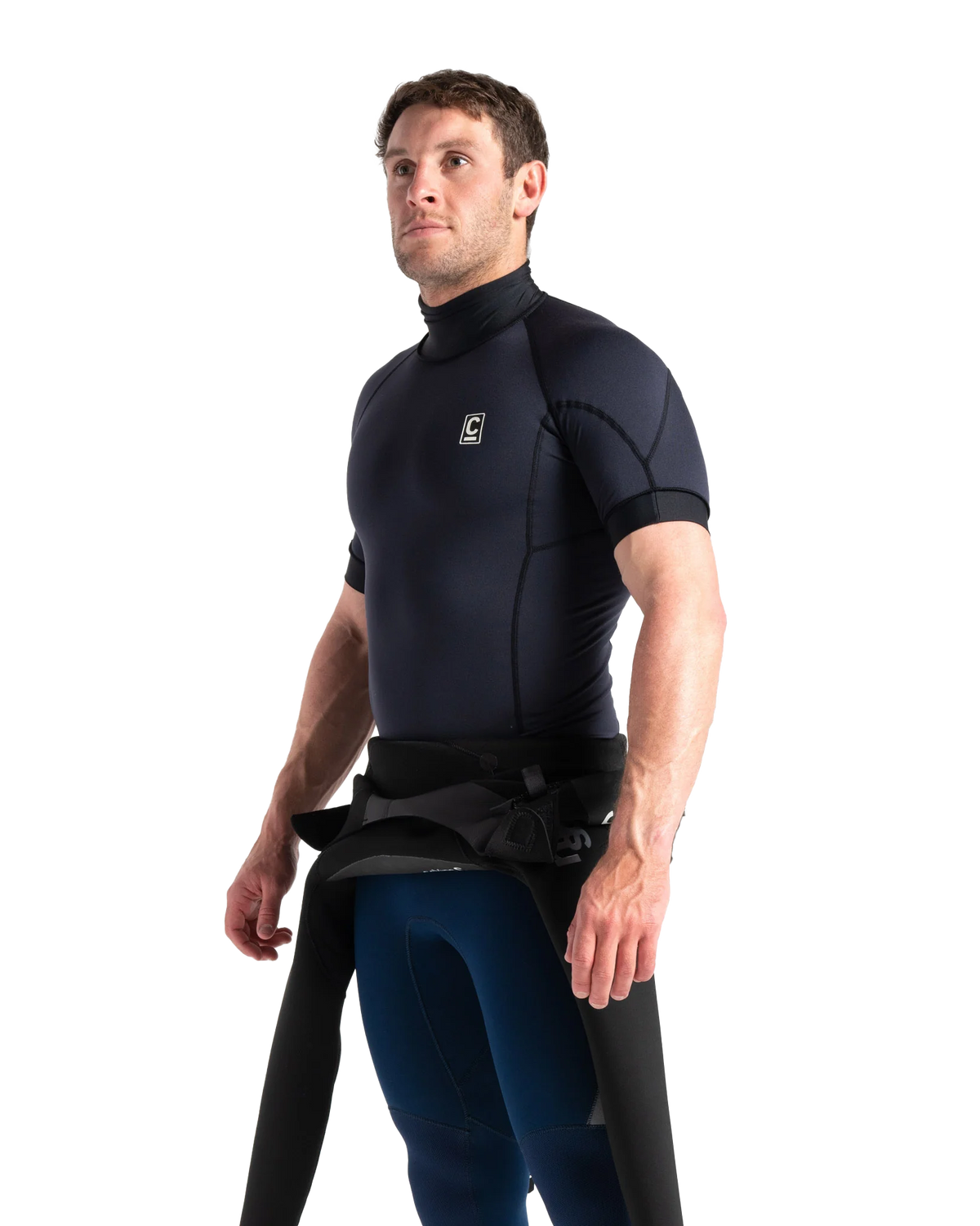 The C-Skins Thermal HDi Skins Rash Vest in Black