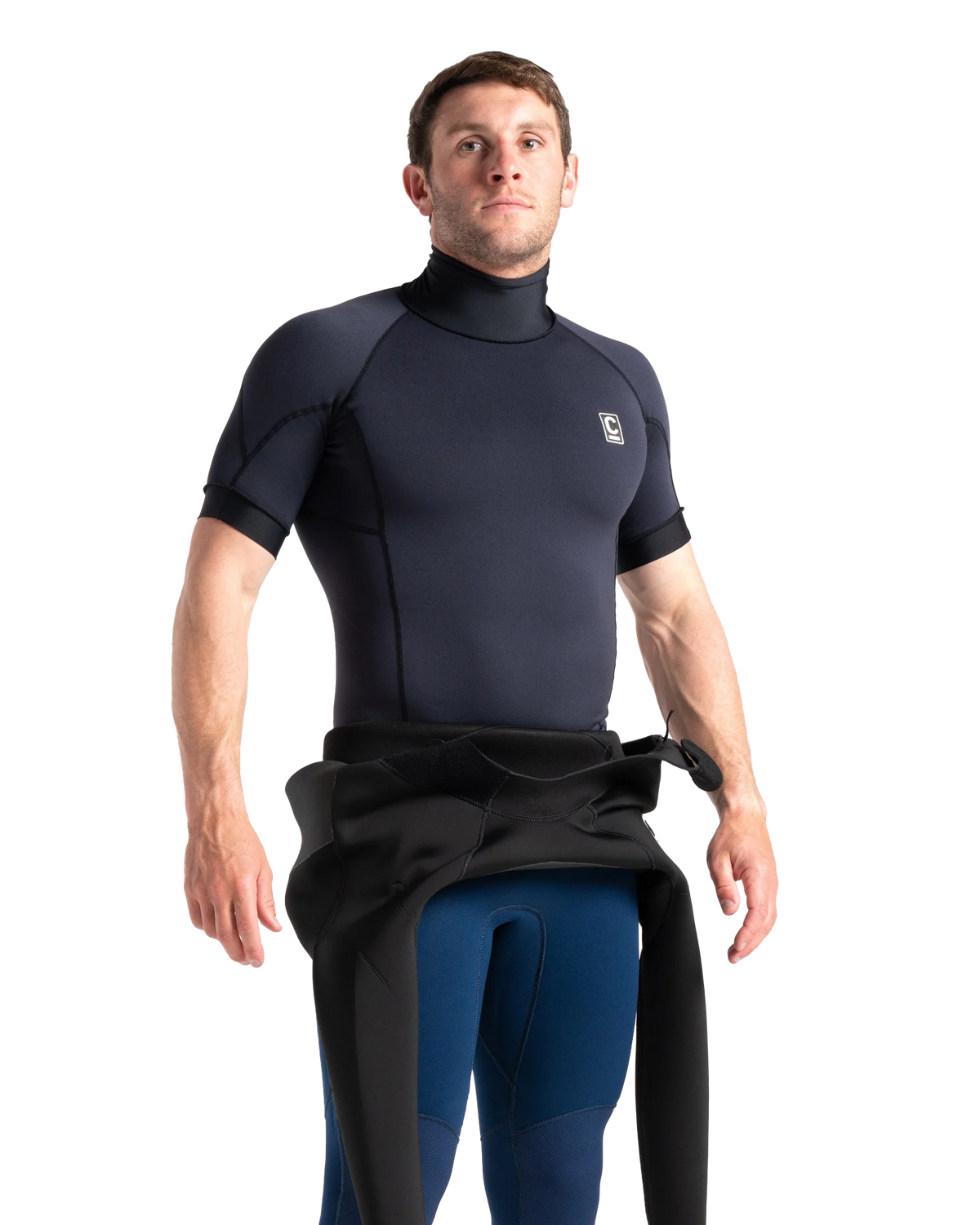 The C-Skins Thermal HDi Skins Rash Vest in Black