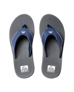 Fanning Flip Flops in Navy & Shadow