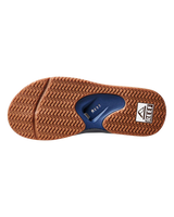 Fanning Flip Flops in Navy & Shadow