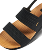 The Reef Womens Water Vista Sandal in Black & Tan